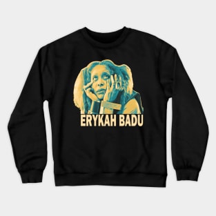 Erykah Badu Limit Color Crewneck Sweatshirt